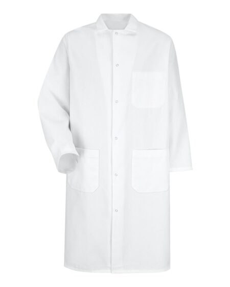 Red Kap 4004 Unisex Gripper – Front Butcher Frock – Interior Chest Pocket
