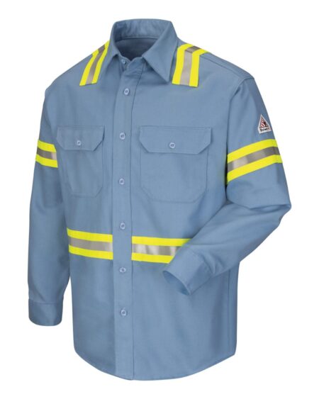 Bulwark SLDTT Men’s Tall Enhanced Visibility Uniform Shirt