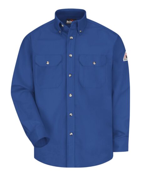 Bulwark SLU2T Men’s Tall Dress Uniform Shirt – Excel FR ComforTouch – 7 oz.