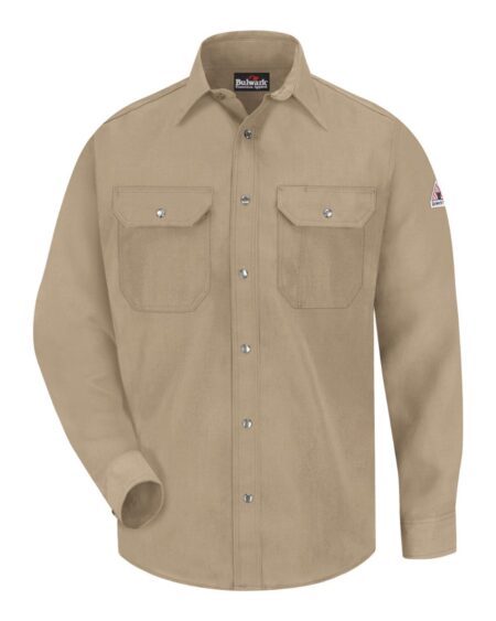 Bulwark SNS2 Men’s Snap-Front Uniform Shirt – Nomex® IIIA – 4.5 oz.