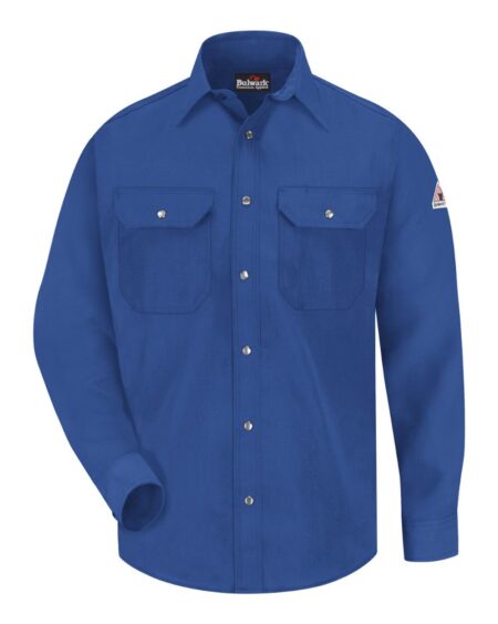 Bulwark SNS2T Men’s Tall Snap-Front Uniform Shirt – Nomex® IIIA 4.5 oz.