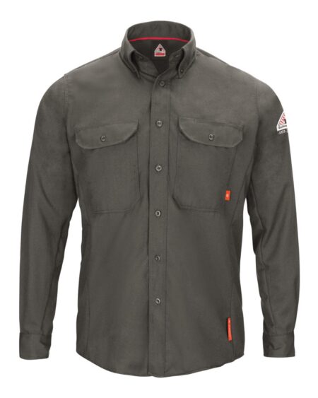 Bulwark QS50T Men’s Tall iQ Series® Long Sleeve Comfort Woven Lightweight Shirt