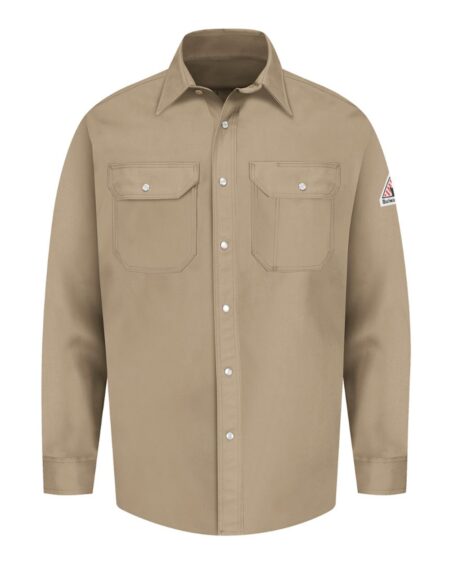 Bulwark SES2T Men’s Tall Snap-Front Uniform Shirt – EXCEL FR