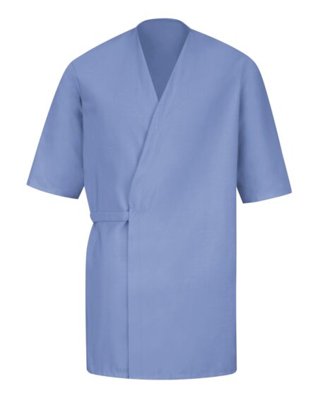 Red Kap WP18 Men’s Collarless Poplin Butcher Wrap