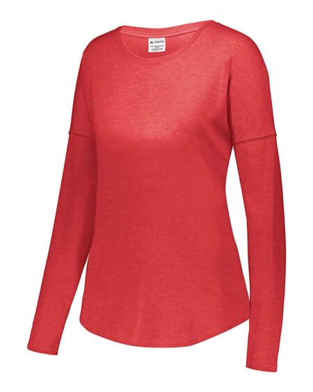 Augusta Sportswear 3077 Women’s Lux Triblend Long Sleeve T-Shirt