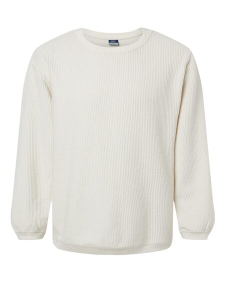 MV Sport 19179 Unisex Corded Crewneck Sweatshirt