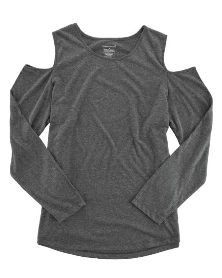 Boxercraft T31 Women’s Cold Shoulder Long Sleeve T-Shirt