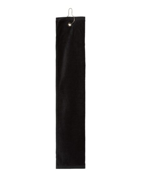 Carmel Towel Company C162523TGH Trifold Golf Towel with Grommet