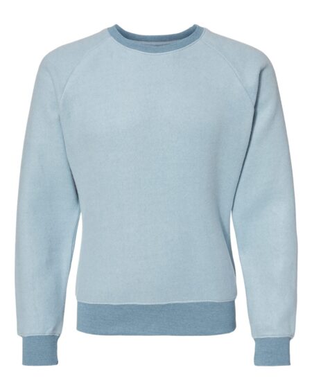 J. America 8710 Unisex Flip Side Fleece Crewneck Sweatshirt