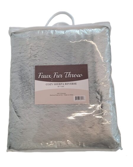 Alpine Fleece 8730 Faux Fur Throw Blanket