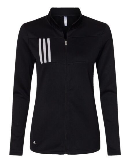 Adidas A483 Women’s 3-Stripes Double Knit Full-Zip Jacket