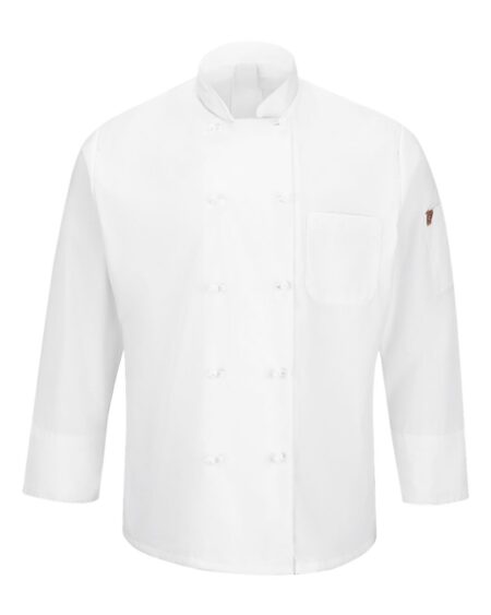 Chef Designs 044X Mimix™ Ten Knot Button Chef Coat with OilBlok