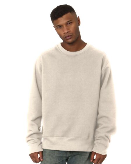 Bayside 4025 Unisex USA-Made Super Heavy Oversized Crewneck Sweatshirt