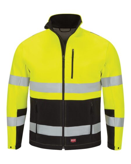 Red Kap JY34 Men’s Hi-Visibility Soft Shell Jacket
