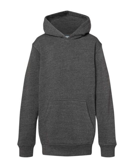 J. America 8880 Youth Triblend Fleece Hooded Sweatshirt