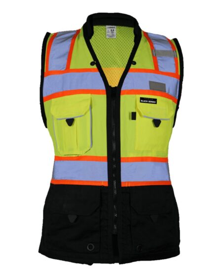 Kishigo S5021-5022 Women’s Premium Black Series® Heavy Duty Surveyors Vest