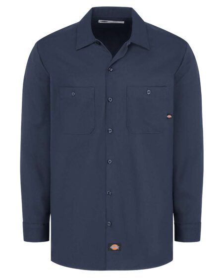 Dickies L307 Men’s Industrial Cotton Long Sleeve Work Shirt
