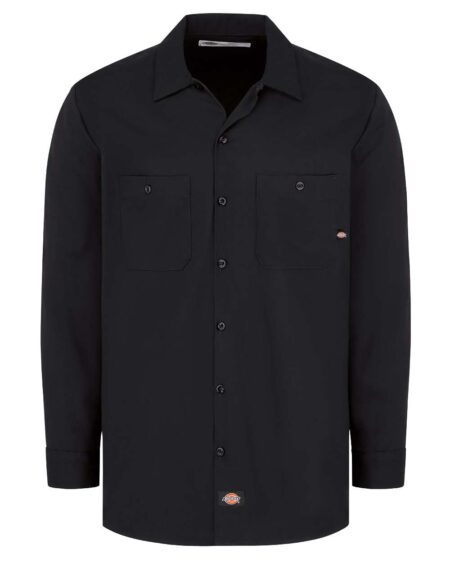 Dickies L307T Men’s Tall Industrial Cotton Long Sleeve Work Shirt