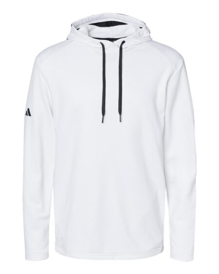 Adidas A530 Men’s Textured Mixed Media Midweight Hooded Sweatshirt