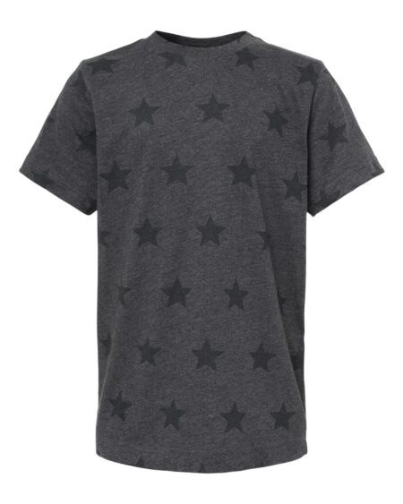 Code Five 2229 Youth Star Print Tee