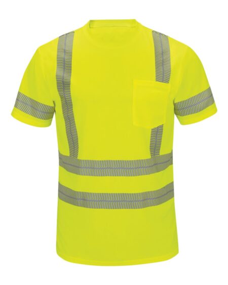 Red Kap SVY4T Men’s Tall High Visibility Short Sleeve T-Shirt
