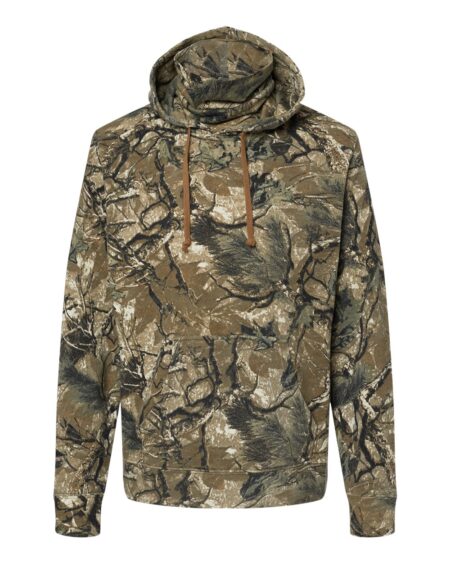 J. America 8879 Men’s Gaiter Fleece Hooded Sweatshirt