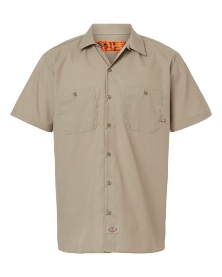 Dickies S535T Men’s Tall Industrial Short Sleeve Work Shirt