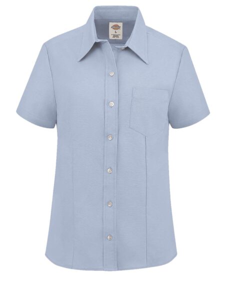 Dickies S254 Women’s Short Sleeve Stretch Oxford Shirt