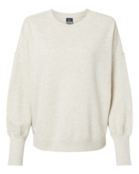 MV Sport W22712 Women’s Sueded Fleece Crewneck Sweatshirt
