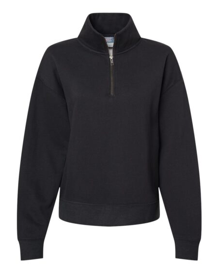 MV Sport W22713 Women’s Sueded Fleece Quarter-Zip Sweatshirt