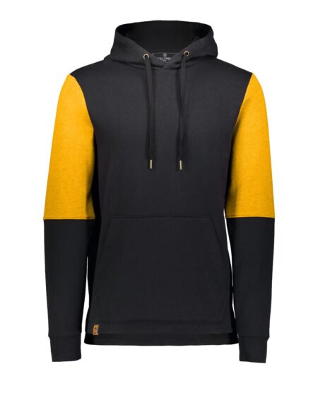 Holloway 222581 Men’s All-American Team Fleece Colorblocked Hooded Sweatshirt